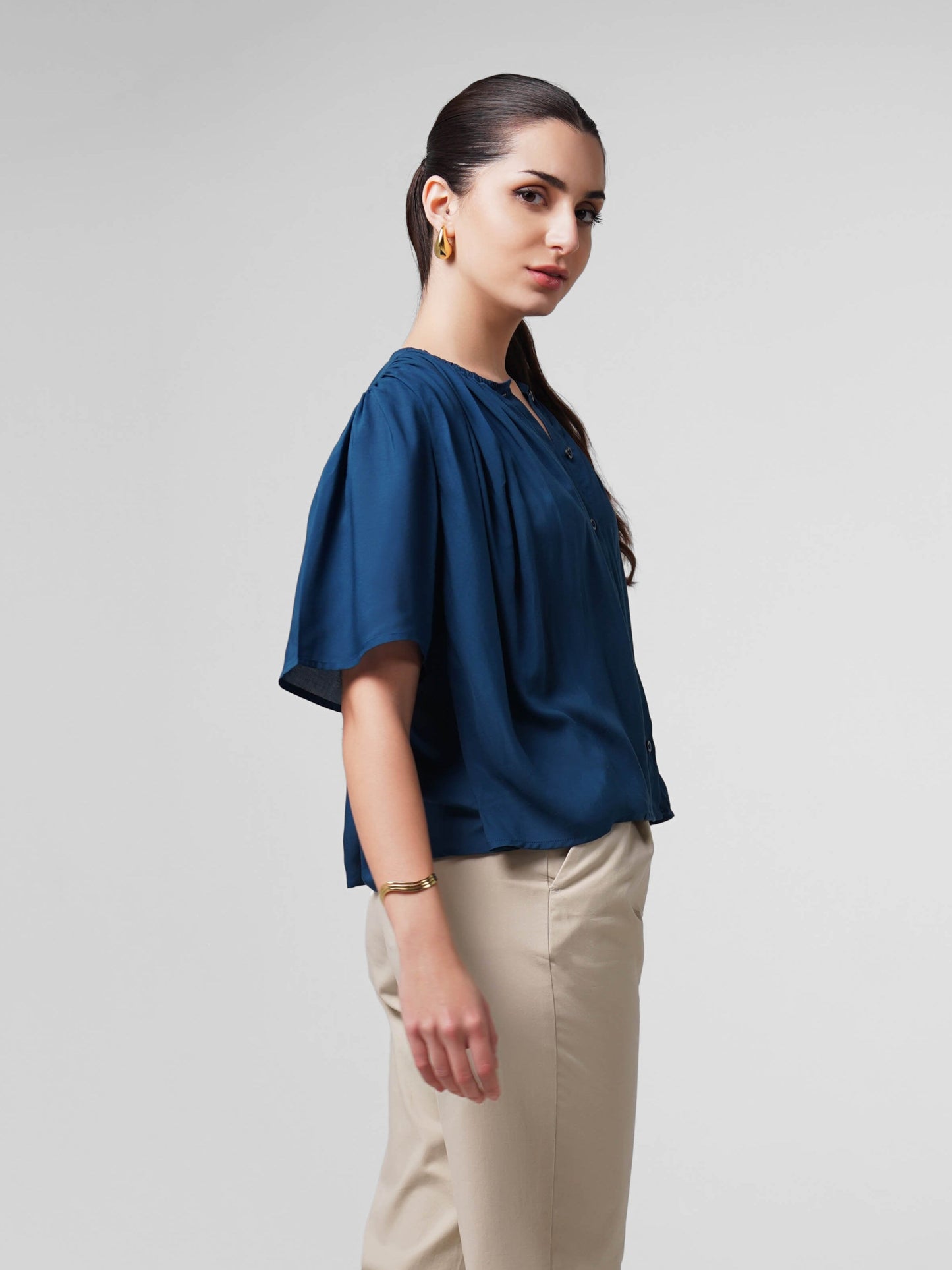 The Breeze Blouse - Deep Teal