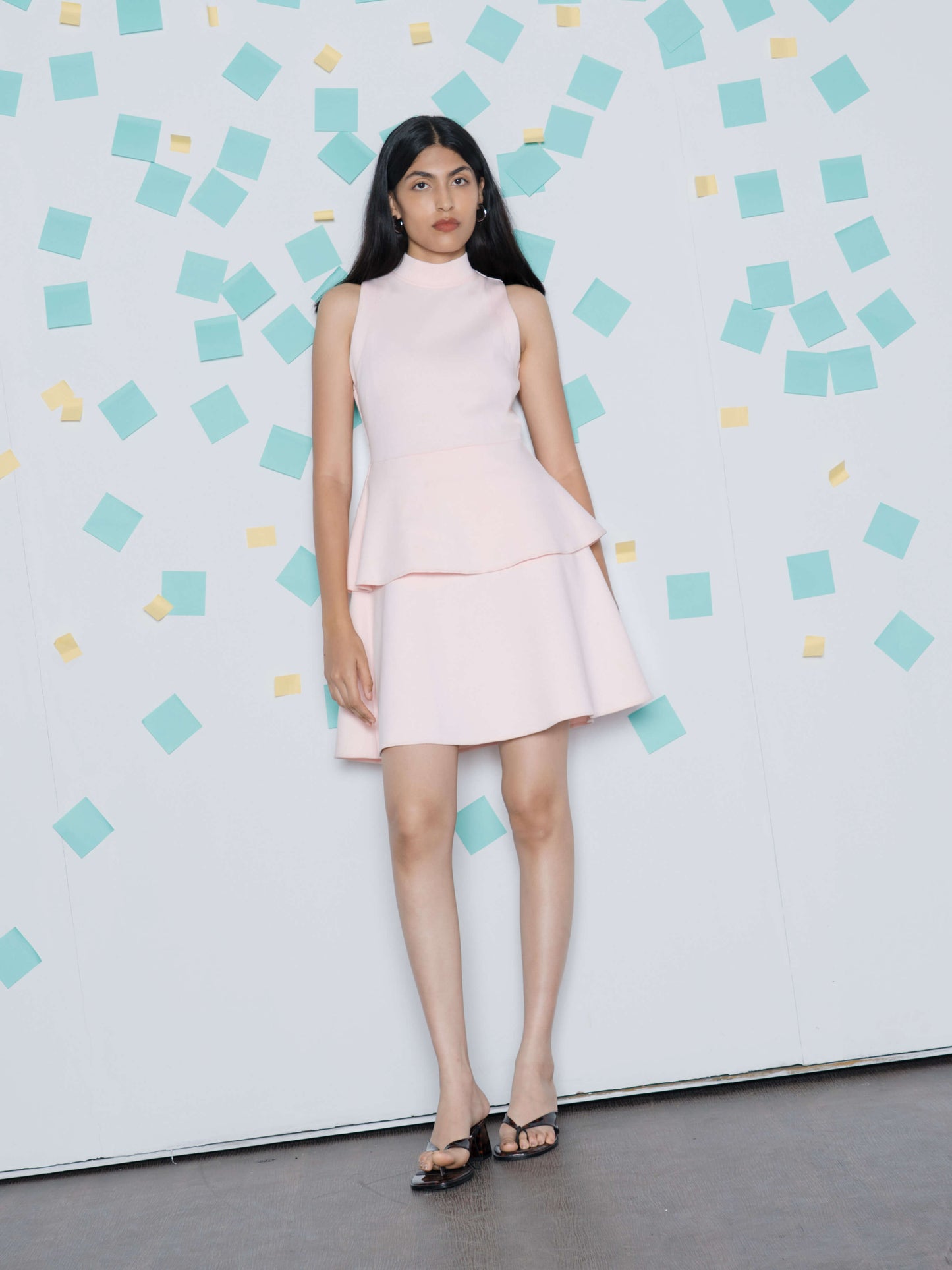 Serena Mock Neck Knit Dress