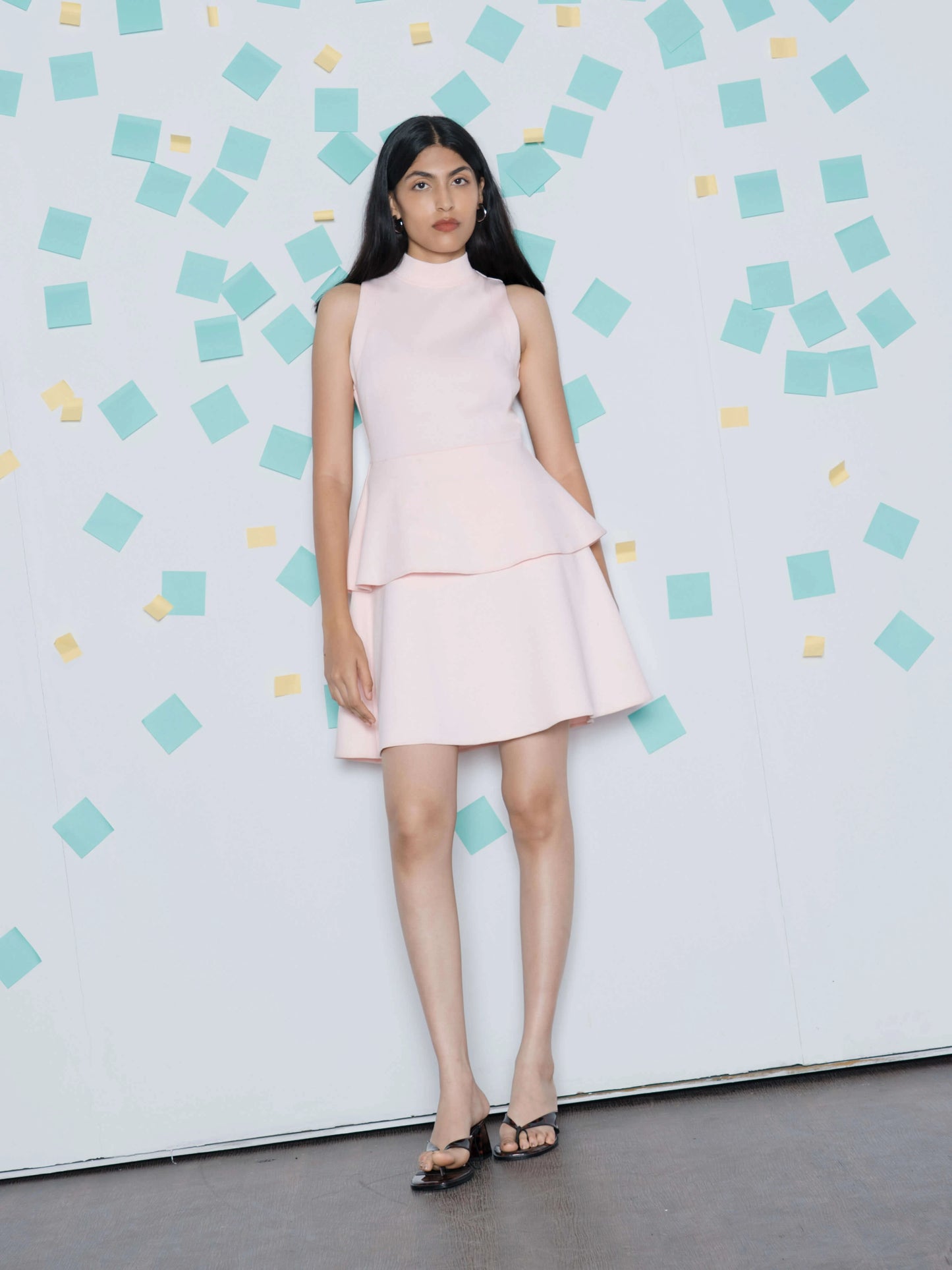 Serena Mock Neck Knit Dress