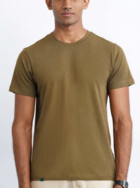 Bamboo SoftDrape™ Cotton Tee - Olive