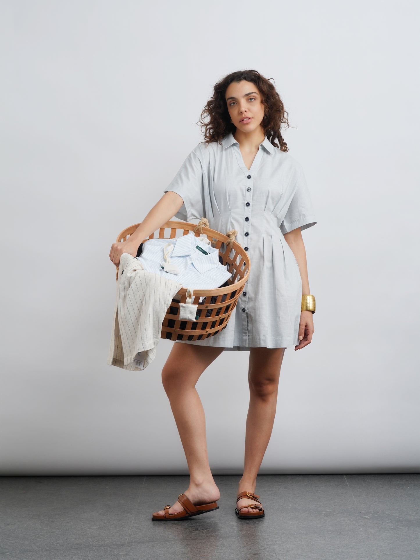 Midtown Dress - Sea Smoke