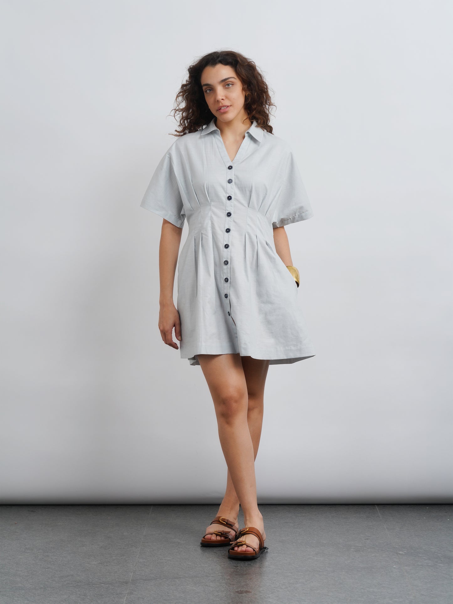 Midtown Dress - Sea Smoke