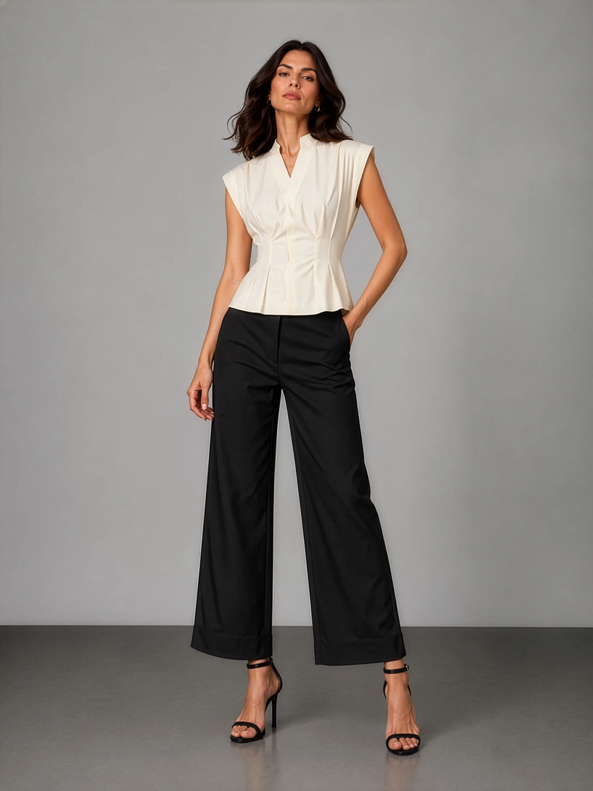 Florence AirLinen™ Top - Cream