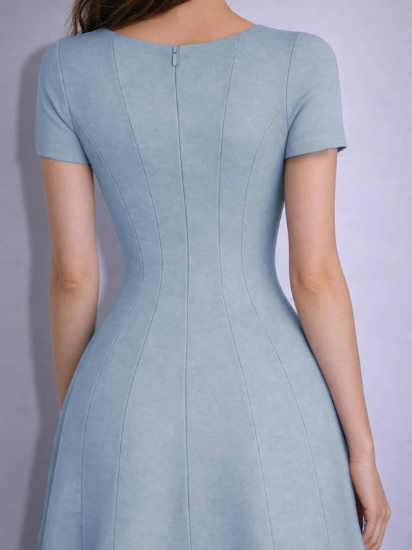 Essential Midi Dress - Powder Blue