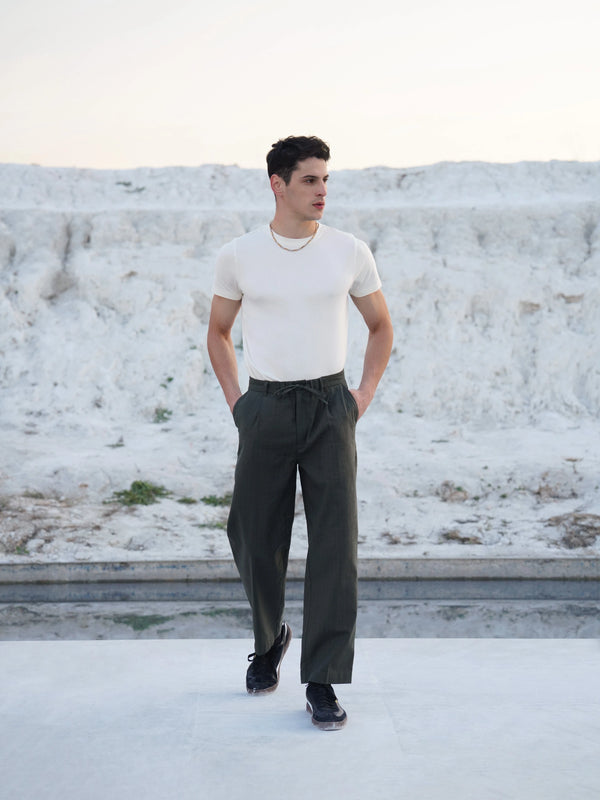 Bamboo SoftDrape™ Cotton Tee - White