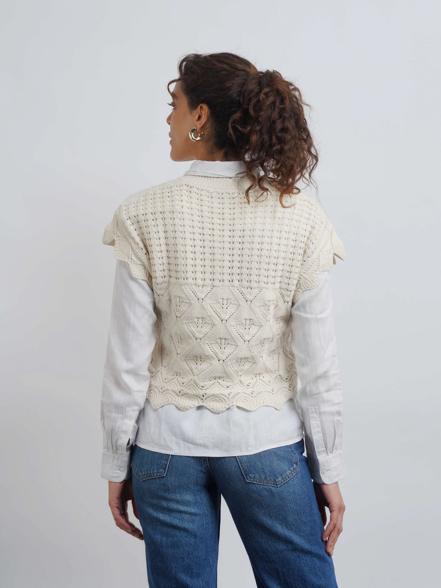 Crochet Top - White