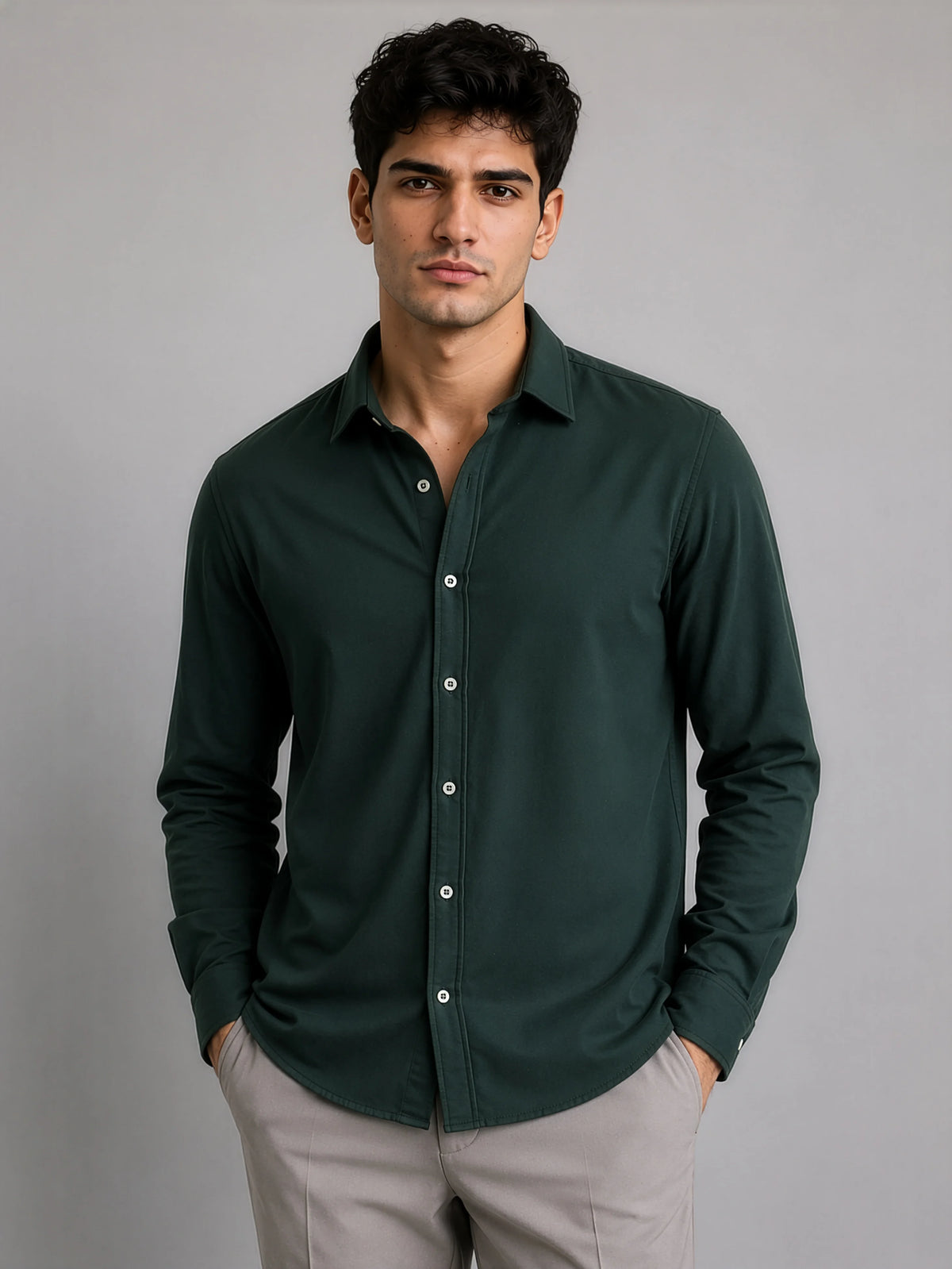 Roberto Knit Shirt - Green