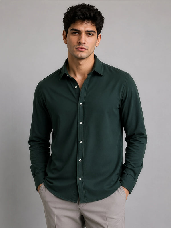 Roberto Knit Shirt - Green