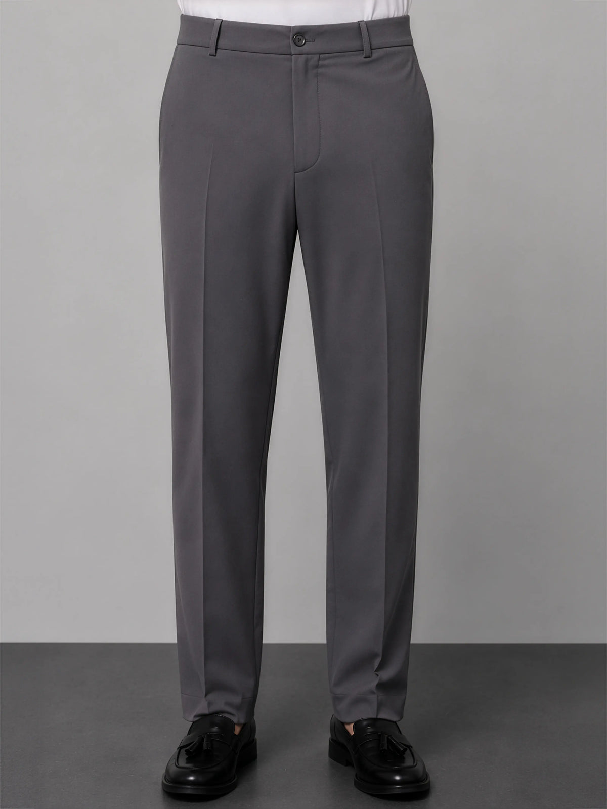 8-Way Stretch Pants in SoftSuit Fabric™ - Stone Grey