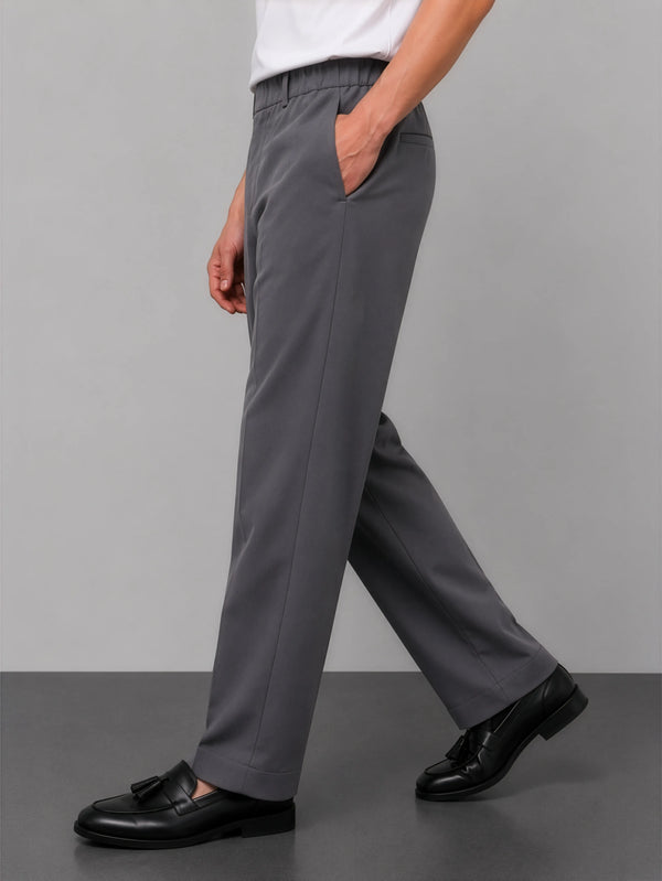 8-Way Stretch Pants in SoftSuit Fabric™ - Stone Grey