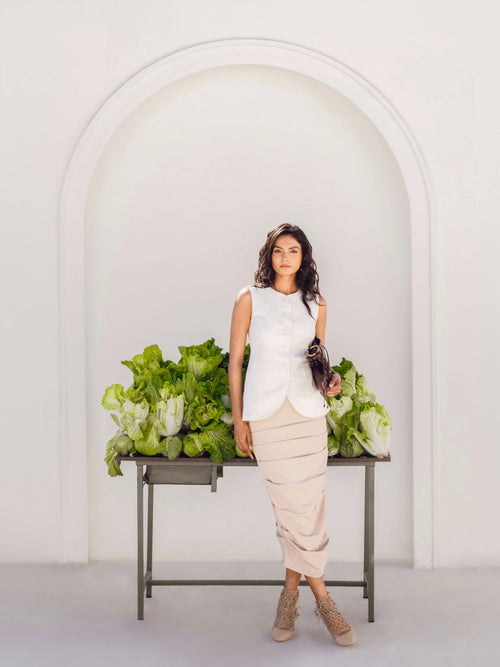 sculpted skirt