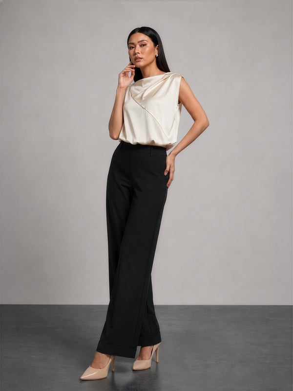 Jenna LustraSatin™ Top - Champagne