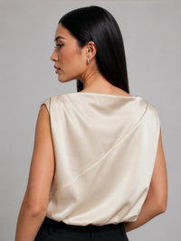 Jenna LustraSatin™ Top - Champagne