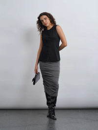 West Village Knit Waistcoat - Black