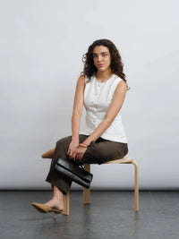 West Village Knit Waistcoat - White