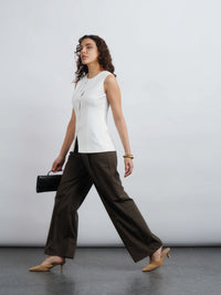 West Village Knit Waistcoat - White