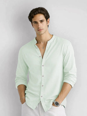 AirLinen™ Relaxed Fit Shirt - Mint Green