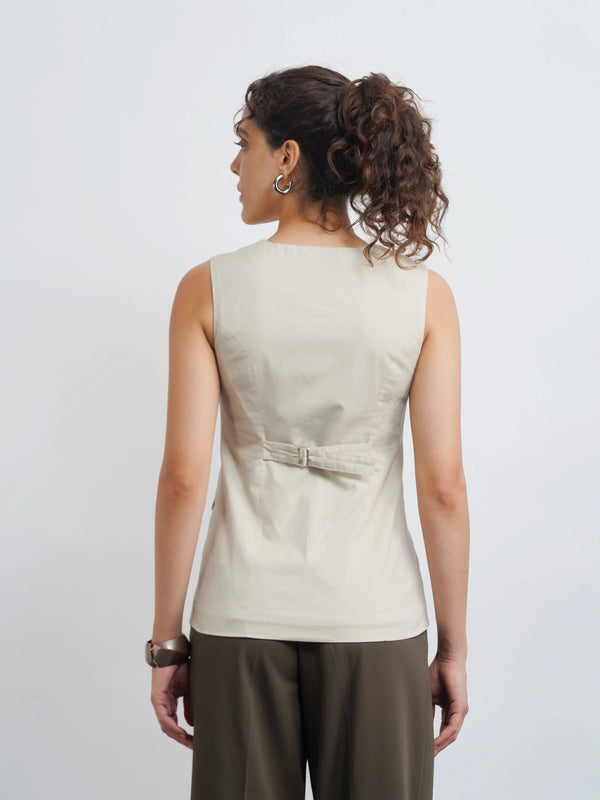 Atelier Waistcoat - Beige