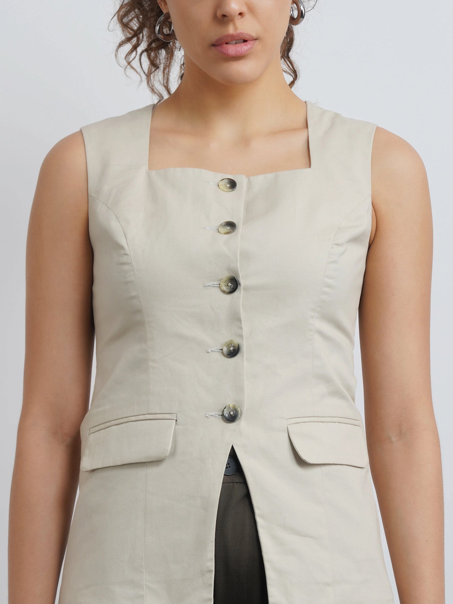 Atelier Waistcoat - Beige