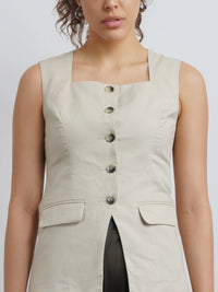 Atelier Waistcoat - Beige