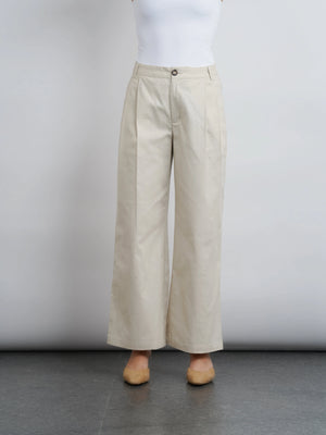 Riviera Wide Leg Pants - Off White