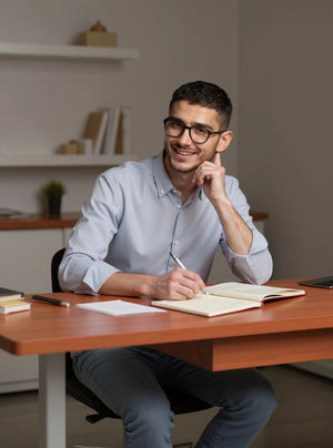 Cotton Oxford - Pastel Blue Slim Fit Shirt