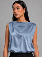 Jenna LustraSatin™ Top - Sapphire