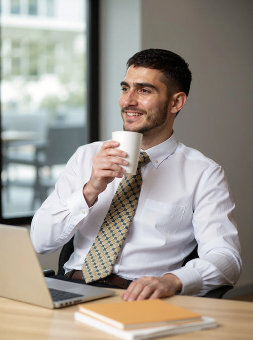 windsor - cotton white slim fit shirt