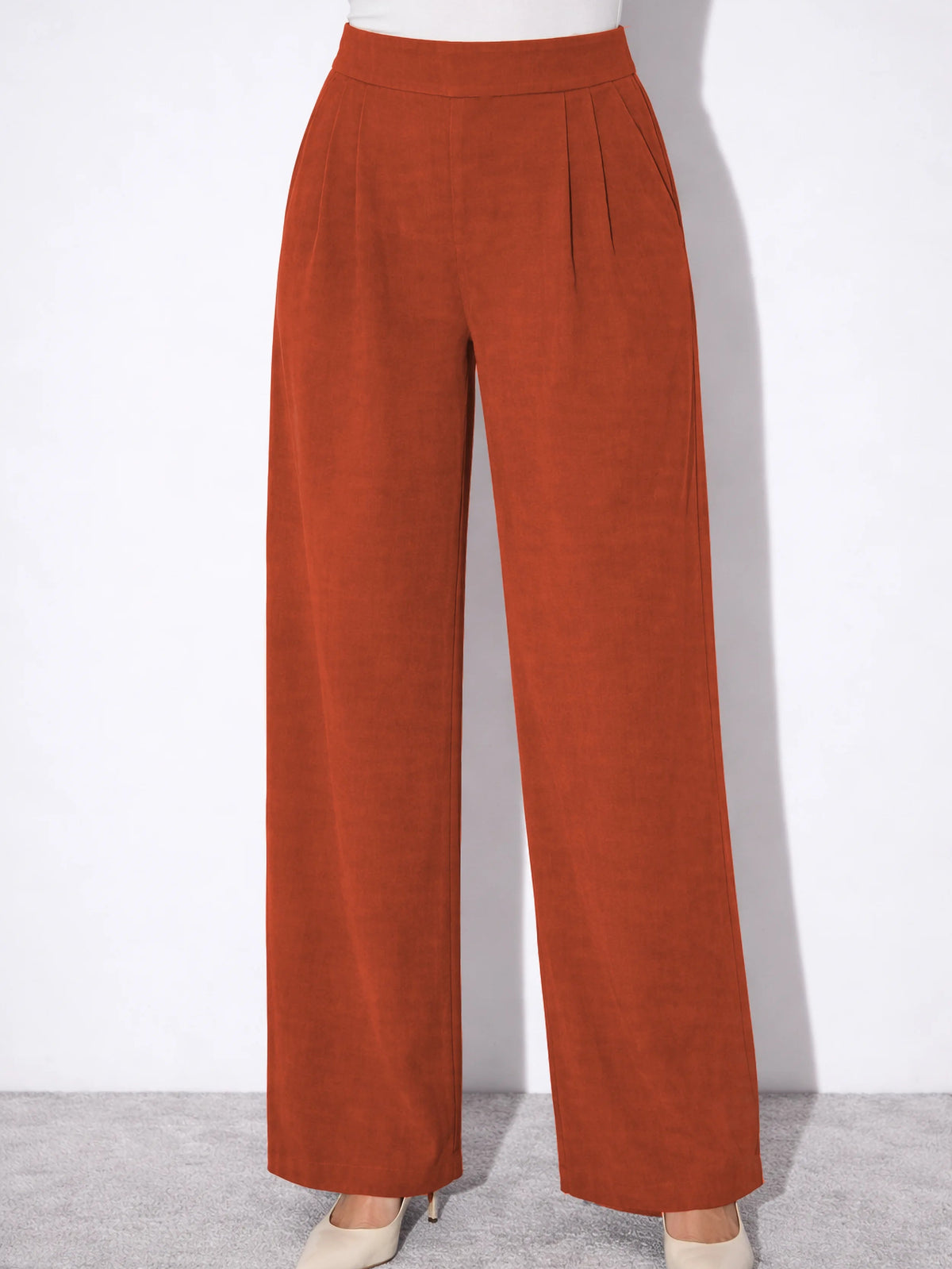 Aura CrepeSway™ Pants - Burnt Orange