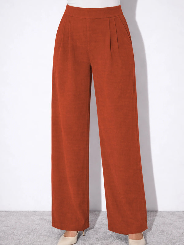 Aura CrepeSway™ Pants - Burnt Orange