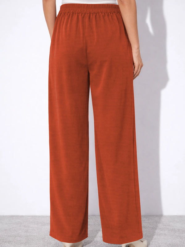 Aura CrepeSway™ Pants - Burnt Orange