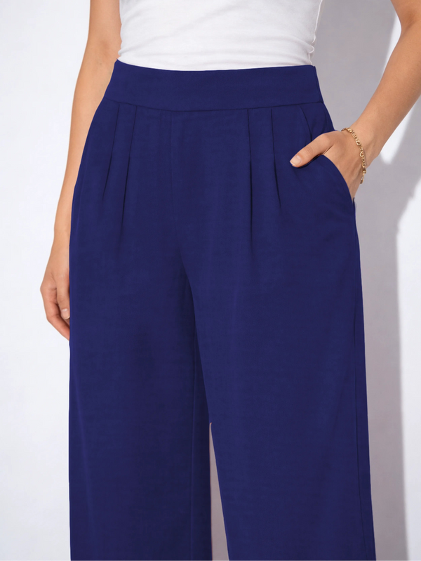 Aura CrepeSway™ Pants - Cobalt Blue