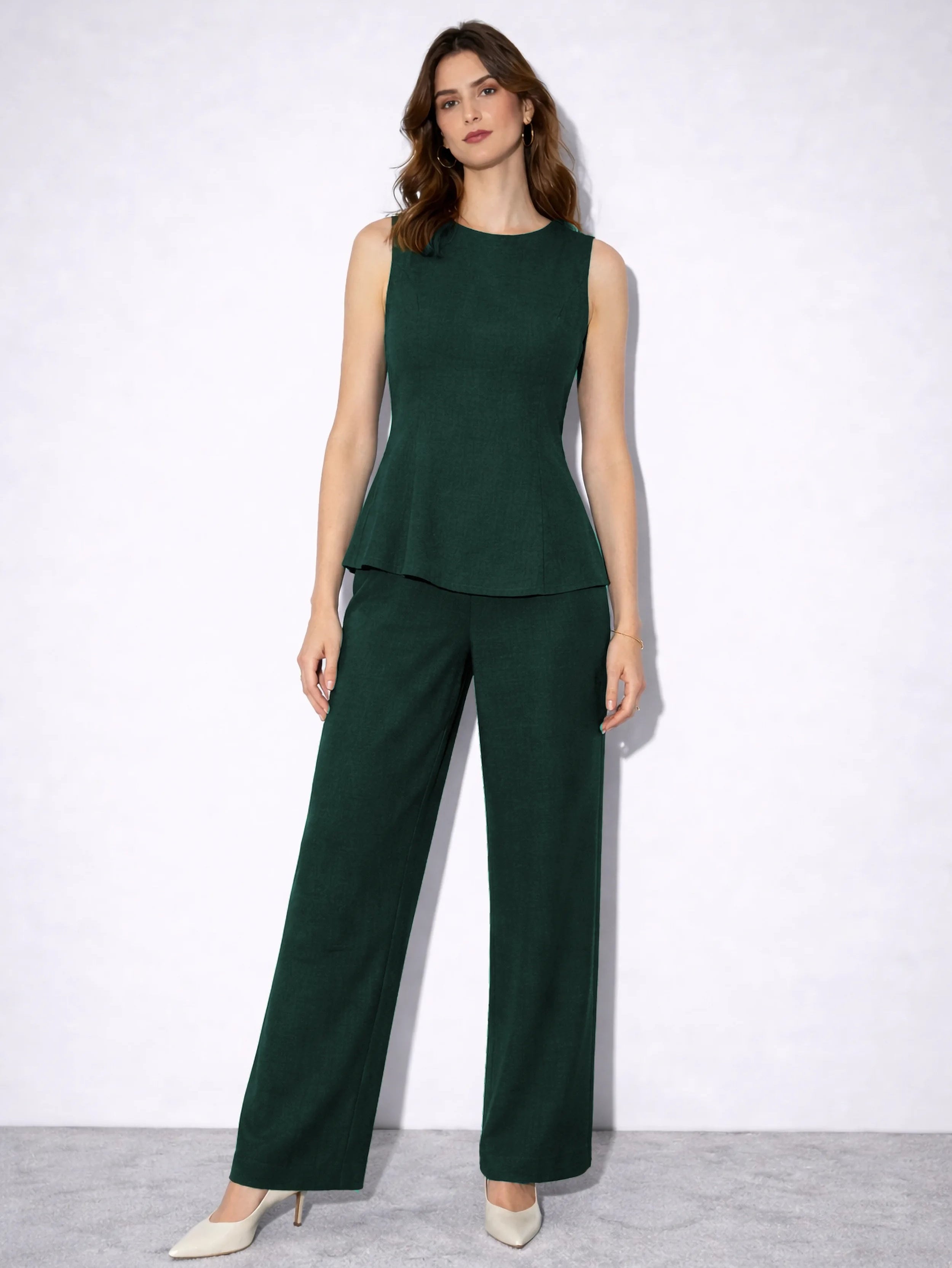 Aura CrepeSway™ Pants - Matcha Green