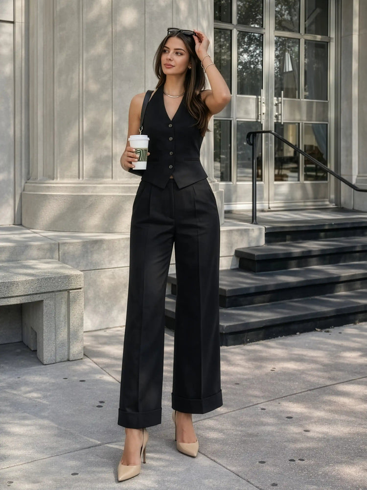 Classic SoftSuit™ Waistcoat - Black
