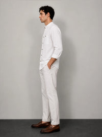 AirLinen™ Shirt Regular Fit - White