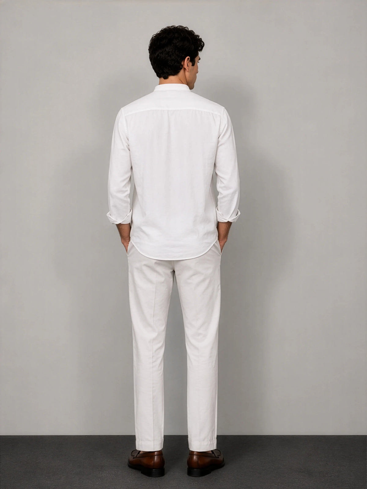AirLinen™ Shirt Regular Fit - White