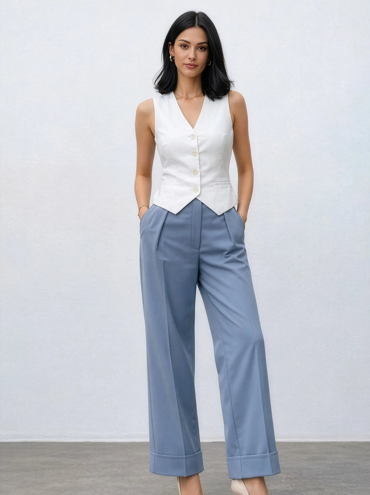 Classic SoftSuit™ Waistcoat - Cream