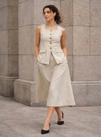 Atelier Waistcoat - Beige