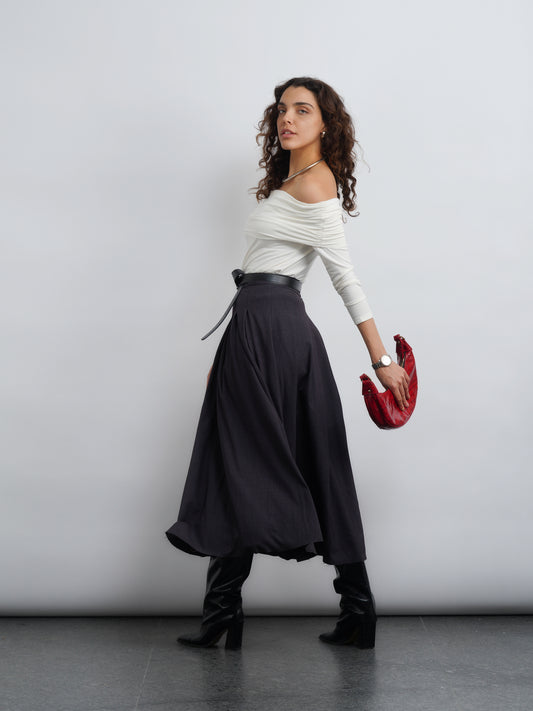 Zoe Off-Shoulder Top - White