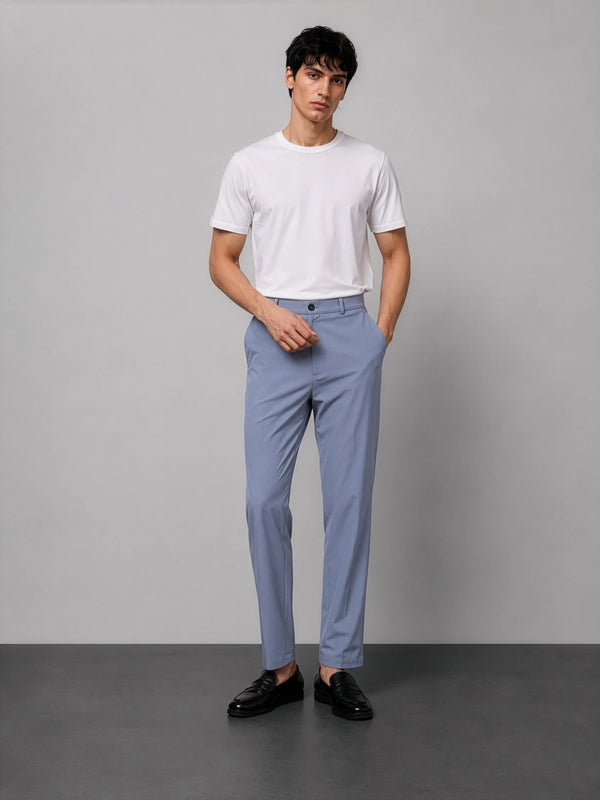 8-Way Stretch Pants in SoftSuit Fabric™ - Powder Blue
