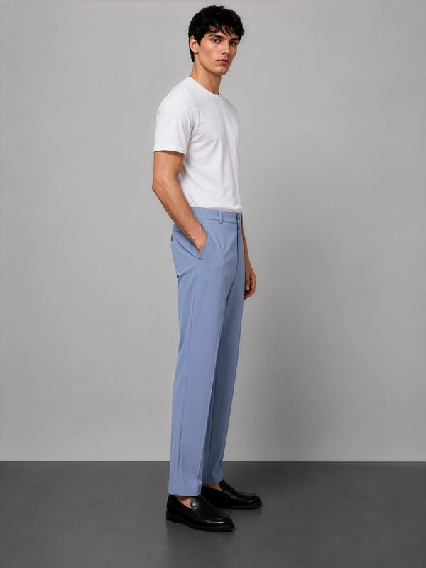 8-Way Stretch Pants in SoftSuit Fabric™ - Powder Blue