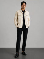 Hamptons Linen Shacket - Beige
