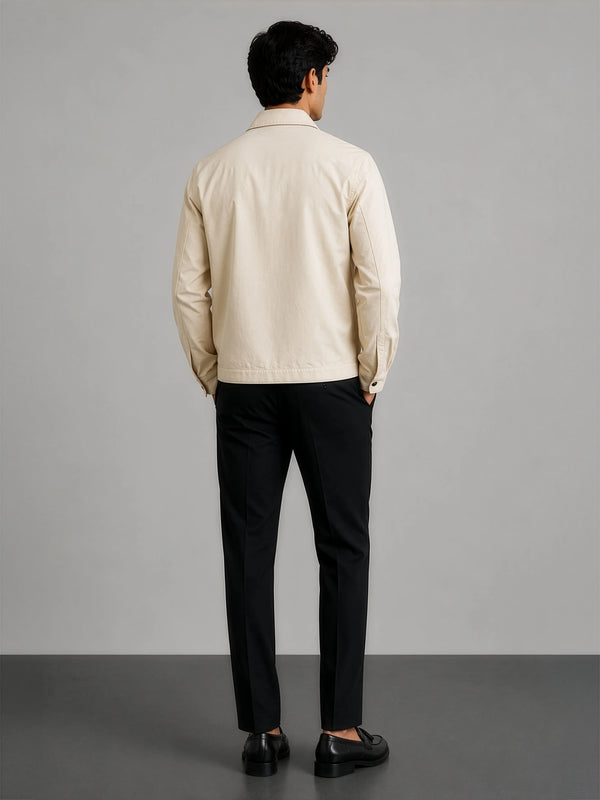 Hamptons Linen Shacket - Beige