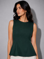 Bow Tie CrepeSway™ Top - Matcha Green