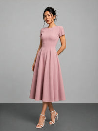 Essential Midi Dress - Dusty Pink