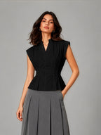 Florence AirLinen™ Top - Black