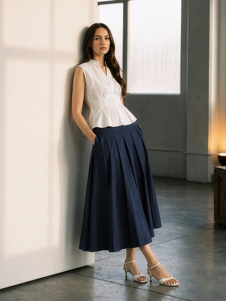 Florence AirLinen™ Top - White