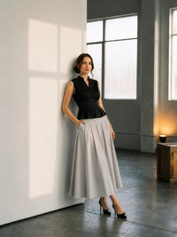 Florence AirLinen™ Top - Black