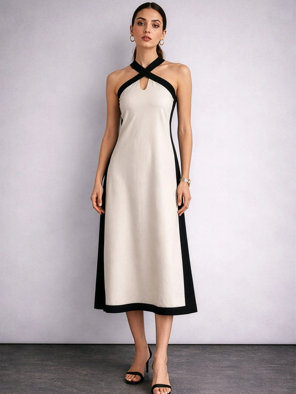 Linen Kaftan Dress