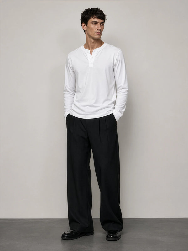 Ken Straight Leg Pants - Caviar Black